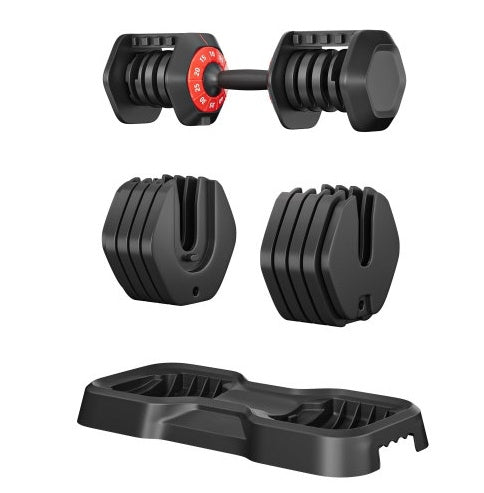 Adjustable 10-in-1 Dumbbell Set - 55 LB for Home Gym - My Store