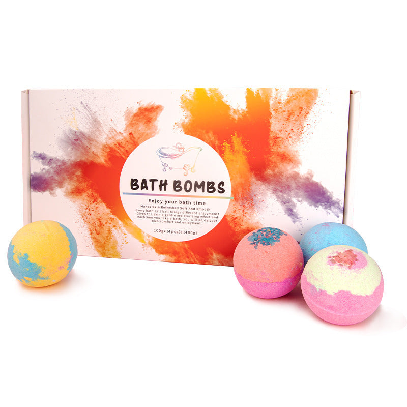 14-Piece Bath Bomb Gift Set – Assorted Fragrances