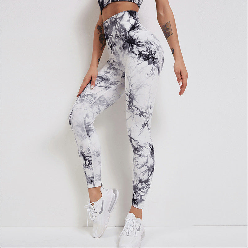 Women's Vibrant Tie-Dye Yoga Fitness Suit - My Store