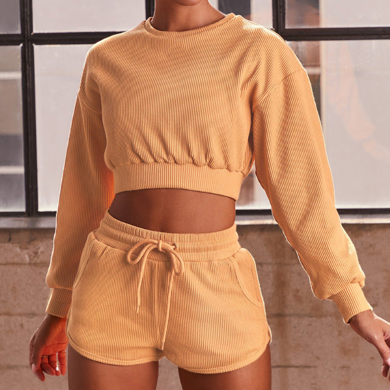 Long Sleeve Fitness Two-Piece Set - My Store