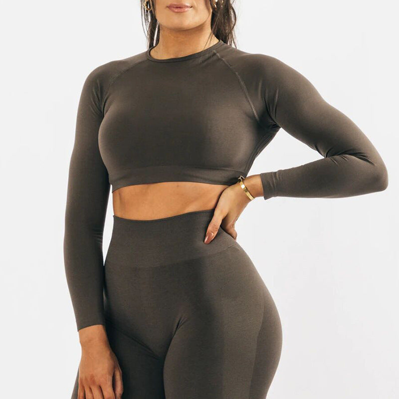 Seamless Long-Sleeve Yoga Top - My Store