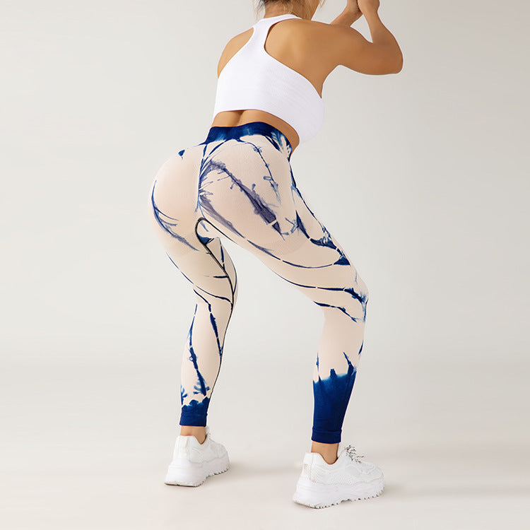 Women's Seamless Tie-Dye Yoga Pant - My Store