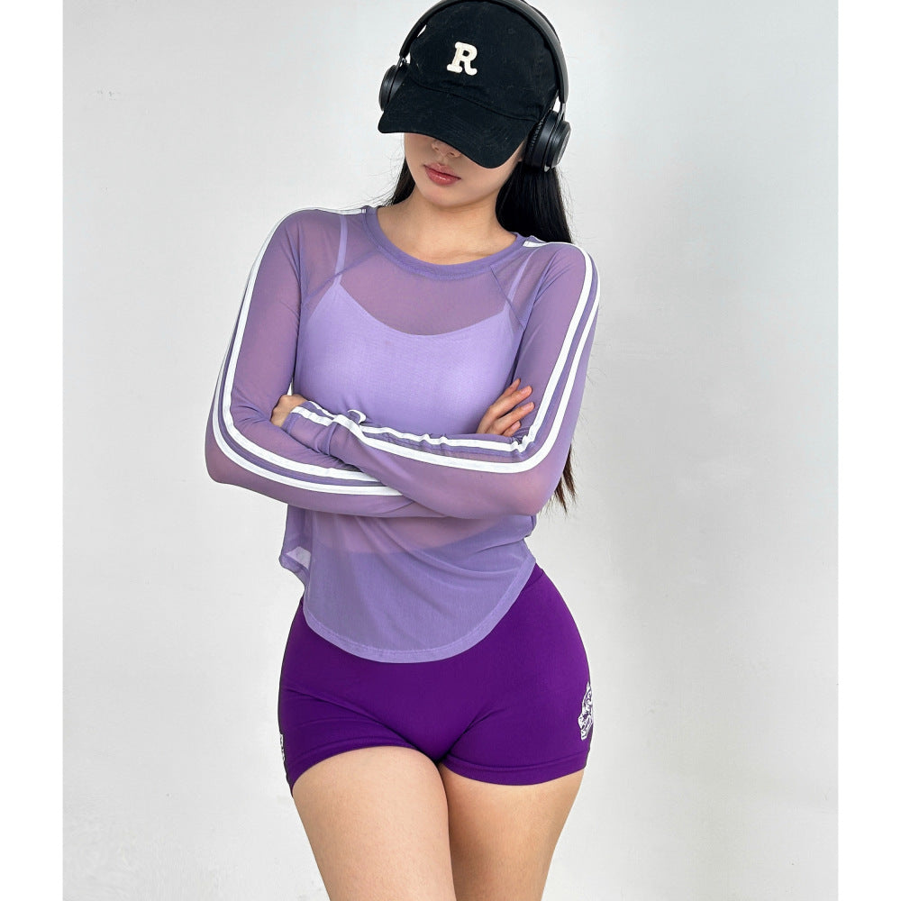 Breathable Long-Sleeve Yoga Training Top - My Store