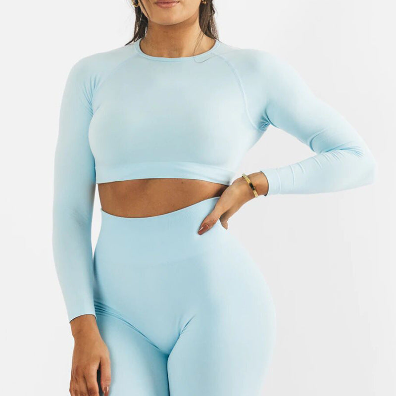 Seamless Long-Sleeve Yoga Top - My Store