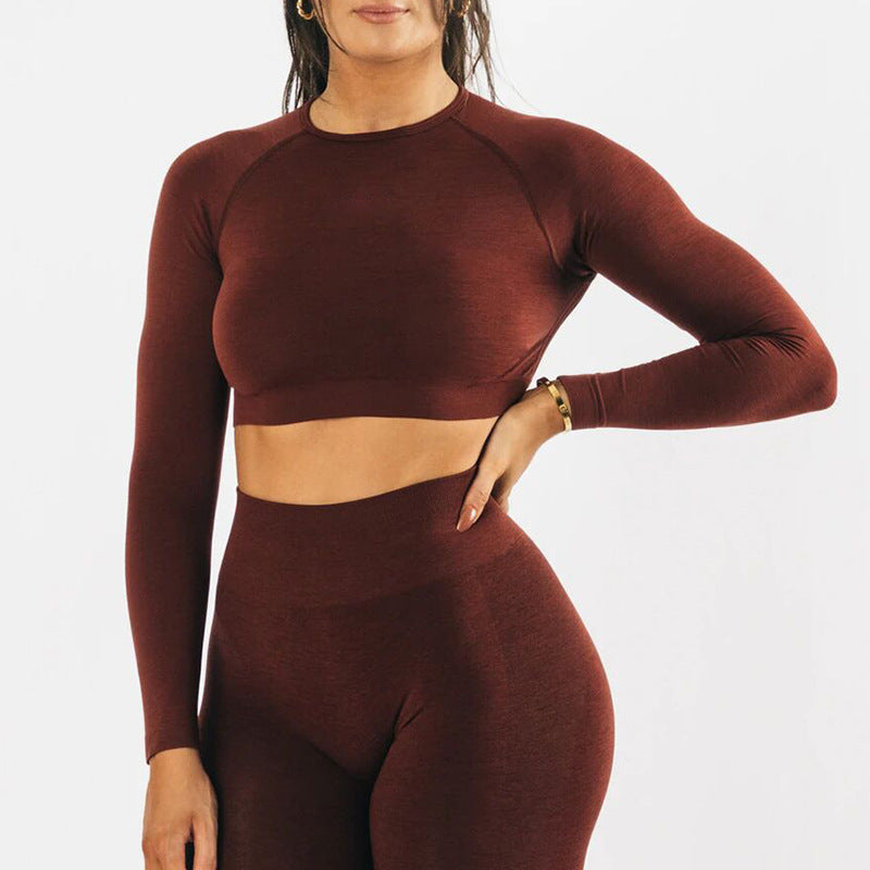 Seamless Long-Sleeve Yoga Top - My Store